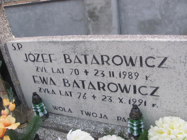 Ewa Batarowicz 1915 Tum - Grobonet - Wyszukiwarka osób pochowanych