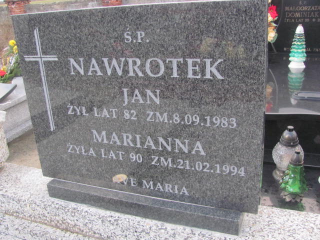 Grób Jan Nawrotek