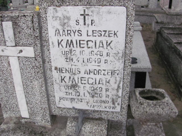 Marian Leszek Kmieciak 1948 Tum - Grobonet - Wyszukiwarka osób pochowanych