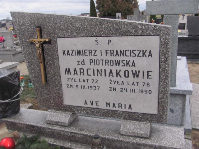 Grób Kazimierz Marciniak