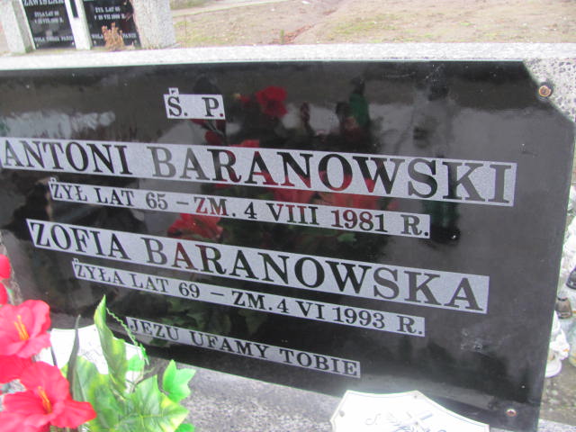 Jan Baranowski 1955 Tum - Grobonet - Wyszukiwarka osób pochowanych