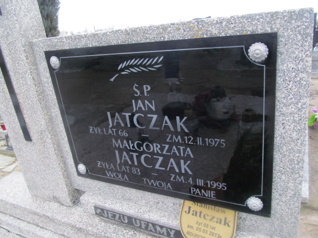 Jan Jatczak 1909 Tum - Grobonet - Wyszukiwarka osób pochowanych