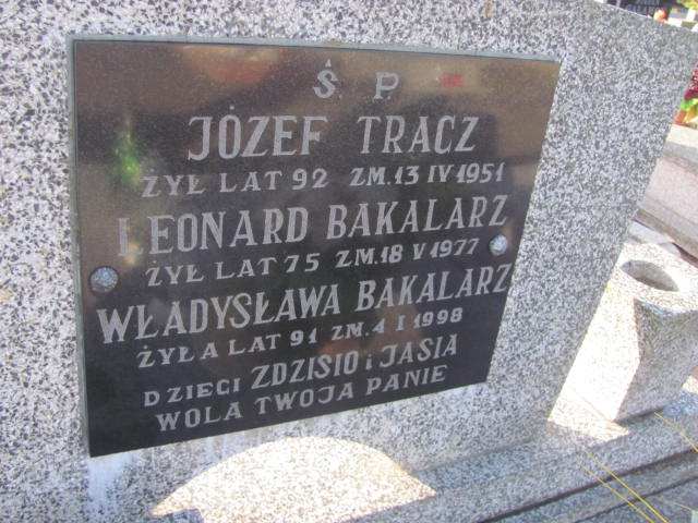 Władysława Bakalarz Tum - Grobonet - Wyszukiwarka osób pochowanych