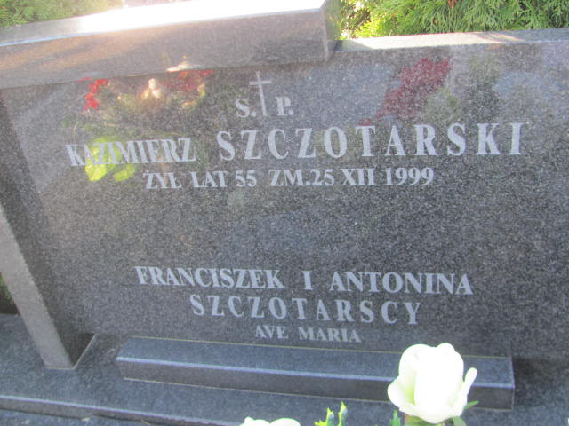 Kazimierz Szczotarski 1944 Tum - Grobonet - Wyszukiwarka osób pochowanych